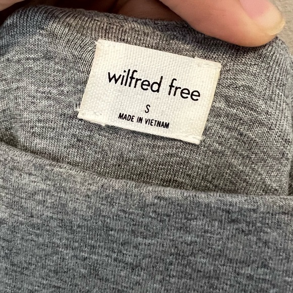 Aritzia WILFRED FREE Oracle Dress in Heather Gray - Picture 5 of 5